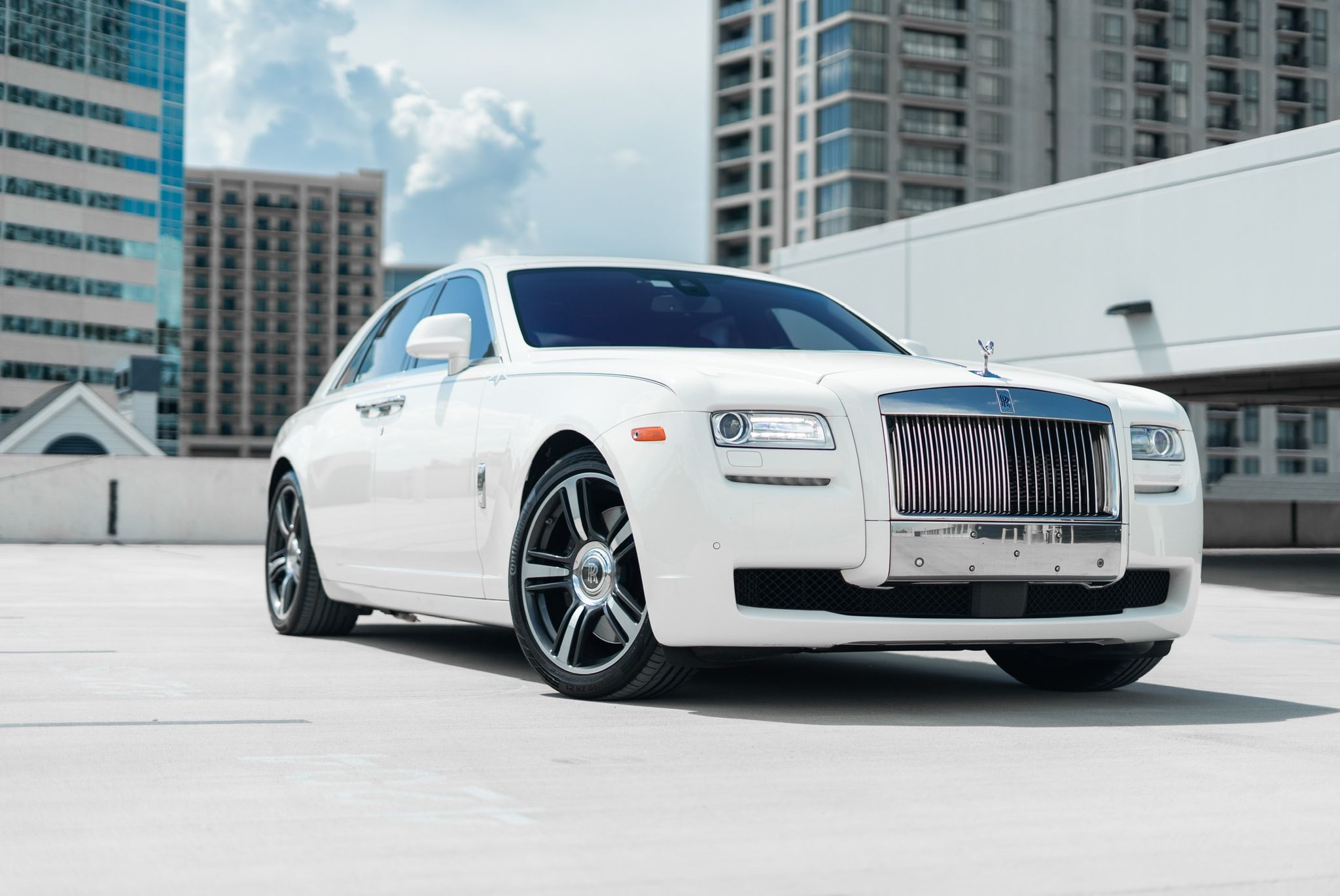 Auto Exotic Rental Houston  Rolls Royce Ghost White